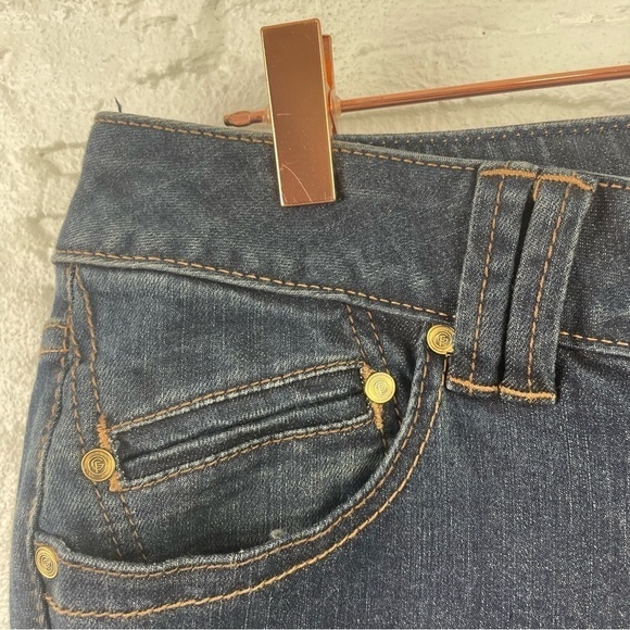 Lane Bryant Genius Fit Jeans Straight Fit Slim Boot Dark Wash Size 14 - Picture 6 of 16